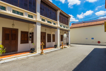 Street that lead to Leong San Tong Khoo Kongsi clan house in Lebuh Cannon, Penang, Malaysia