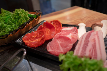 Sliced meat Clean