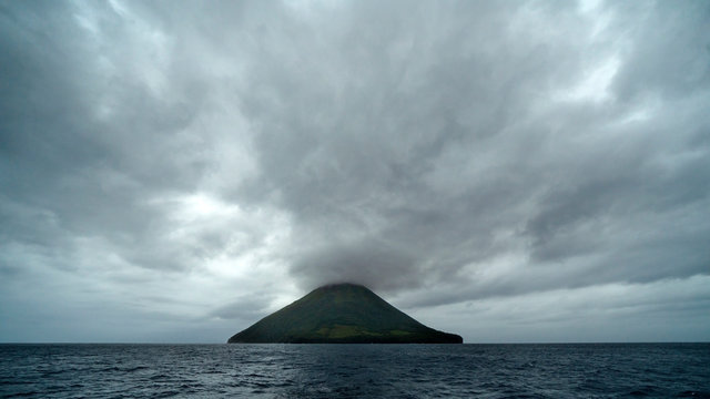 Volcanic Island of Ha'apai Archipelago of Tonga in Pacific