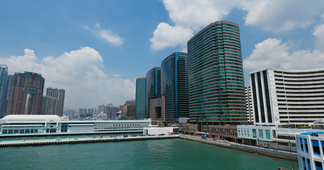 Fototapeta na wymiar Hong Kong city downtown