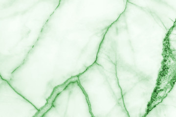 Fototapeta premium Green marble pattern texture abstract background / texture surface of marble stone from nature / can be used for background or wallpaper / Closeup surface marble stone wall texture background.
