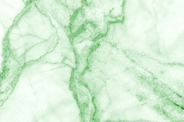 Green marble pattern texture abstract background / texture surface of marble stone from nature / can be used for background or wallpaper / Closeup surface marble stone wall texture background.