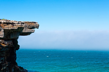 Eagle Rock and a sea fog