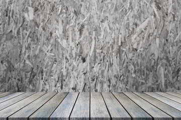 Perspective empty wooden table on top over blur background, can be used mock up for montage products display or design layout.
