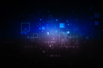 2D Digital Abstract Business Networking background