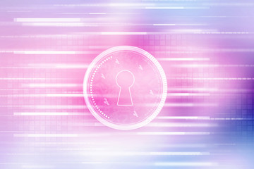 2d illustration technology cyber security