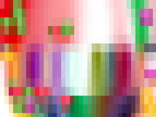 Colorful vivid squares, abstract design and shapes, pink red bright colors, background