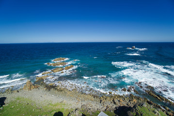 下北半島　尻屋崎　海岸　半島　海　空　青森