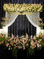 wedding decoration stage
