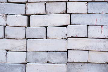 White brick background, brick wall