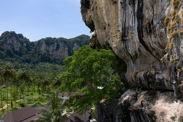 Tonsai beach aerial view.