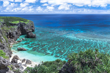 沖縄県・与那国町 与那国島 六畳ビーチの風景
