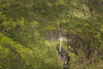 Tropical Aerial Waterfall