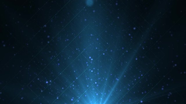 Abstract Blue Particle Background