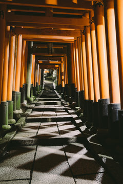 Kyoto Travel : Landscape of Fushimi Inari Shrine © yoshihiro