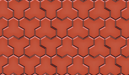 Seamless pattern of cobblestone pavement