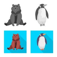 Isolated object of nature and fun icon. Collection of nature and entertainment stock vector illustration.