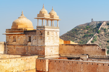 Scenic view of the Palace of Man Singh I, India