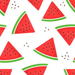 seamless pattern with watermelon