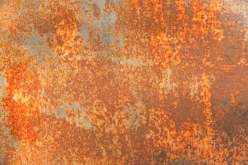 Orange Metal rusty background, Metal grunge texture