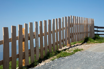 Holzzaun, Alpen, Tirol, Österreich, Europa