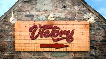 Street Sign to Victory
