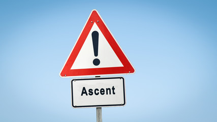 Street Sign to Ascent
