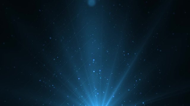 Abstract Blue Particle Background