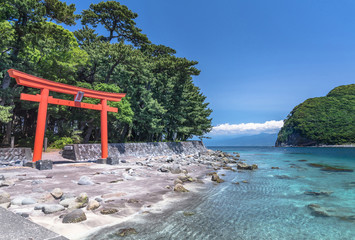 静岡県・沼津市 初夏の御浜岬の風景（西伊豆）