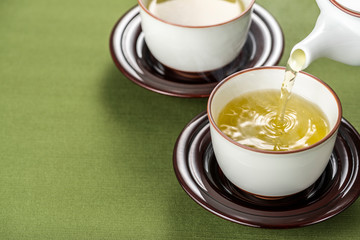緑茶 ハイアングル