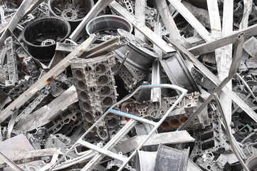 Aluminium Schrott zum Recycling