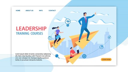 Informative Banner Leadership Training Courses. 