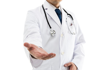 ドクター 白バック 握手