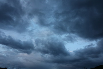 IMPRESIONANTE CIELO NUBLADO ANTES DE LA TORMENTA