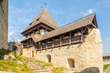 Fototapeta na wymiar At the Upper Courtyard of Old Castle in Celje - Slovenia