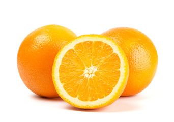 America orange isolated on white background.