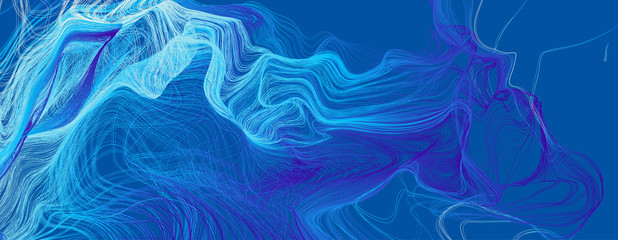 Tangled lines vector background