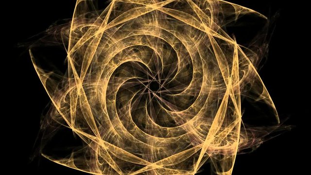 Animation of the symbol seed of Life. The Genesis pattern in the formation phase.
