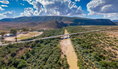 Steytlerville, a small town in the arid and desolate Karoo area of South Africa.