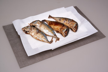Fried mackerel