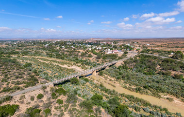 Arid and desolate Karoo region in South Africa.
