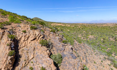 Arid and desolate Karoo region in South Africa.