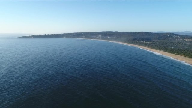Drone footage of Tathra, NSW.