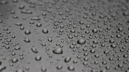 Water drops on car glass.rain drops on clear window