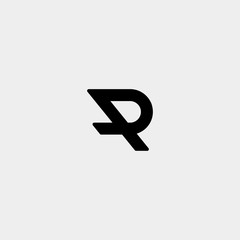 Letter AP AR R Monogram Logo Design Minimal