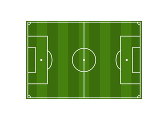 soccer field diagram in flat style, vector © M-KOS