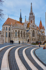 Matthias Church is a Roman Catholic church located in Budapest, Hungary, in front of the Fisherman's Bastion