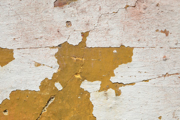 Obraz premium old wall with peeling paint