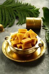 Indian desserts- milk peda, burfi,burfee