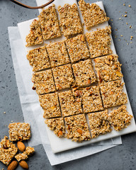 Pastelli is a healthy snack made from sesame seeds, almonds and honey. Perfect dessert or snack. Kozinak.